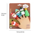 thumbnail image 3 of Soft Rubber Christmas Hand Puppet Toy Educational Animal Finger Doll Finger Doll, 3 of 6