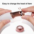 thumbnail image 2 of 3 Set， 4 Piece Flawless Hair Remover Replacement Heads with 1 Brush For Count Replacing Blades Cleaning, 2 of 6