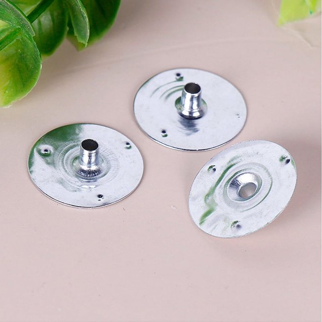 Base de mecha de vela de 12,5 mm de diámetro, soporte de cera, portavelas DIY