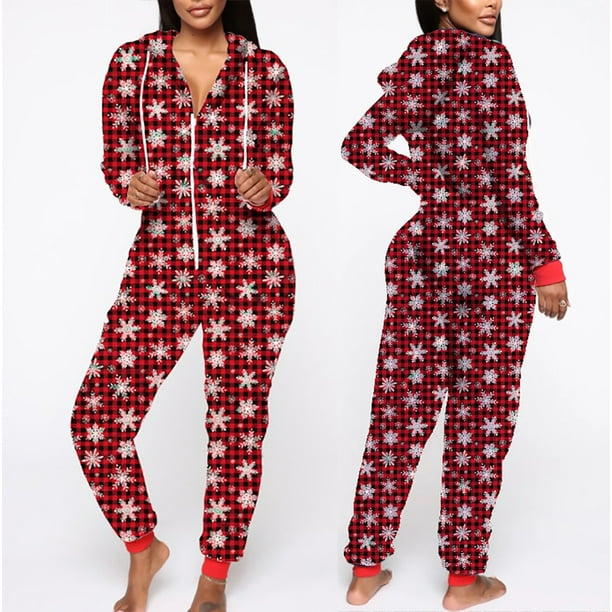 yievot Fleece Animal Onesie Pajamas for Women Adult Christmas Cute