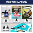 thumbnail image 7 of THURSO SURF 20PSI Rechargeable SUP Air Pump Digital Electric Paddle Board Pump 144W 4000mah Dual Stage Auto-Off Portable Inflation Deflation 12V DC Car Connector Battery Air Pump for Kayaks Boats, 7 of 7