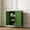Forest Green, variant on Metal Floor Storage Cabinet, Small Freestanding Sideboard Storage with 2 Adjustable Shelves for Bathroom Entryway Living Room Dining Room Coffee bar,11.8"D x 23.6"W x 31.5"H,3-Tier,Orange