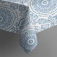 thumbnail image 4 of Blue Ethnic Mandala Pattern Rectangle Tablecloth 60"x102",Waterproof Polyester Rectangle Table Cloth, Wipeable Spillproof Polyester Tablecloth for Dining, Camping, Indoor and Outdoor, 4 of 6