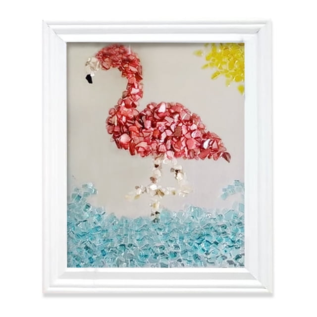 Kit Arte Playa Resina Marco Mar Kits DIY para Oficina en Casa