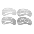 thumbnail image 2 of Women Fashion 4Pcs Eyebrow Shaping Stencil Set Grooming Tools Drawing Card For Dashing Eyebrows, 2 of 5