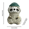 thumbnail image 3 of Figurine Gothique Mignonne en Résine pour Table de Jardin Extérieur Décoration d'Halloween, 3 of 7