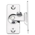 thumbnail image 1 of Wisewang Lock House Accessories for Windows House Doors Security Door Locks Gate Latches Exquisite Smooth Latching Bolts Silver 44x19mm 1Set, 1 of 6