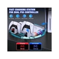 thumbnail image 2 of For PS5 / PS5 Slim Stand Cooling Station with Controller Charger for Playstation 5/Slim Console, PS5 Accessories Vertical Stand with Cooling Fan, RGB Light, Headset Holder, 14 Game Slot, 2 of 7