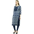 thumbnail image 2 of Phagun Kurti en Coton Tunique Ethnique Indienne Décontractée Imprimée, 2 of 8