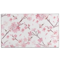 Pioneer Flower Floral Print Pattern Door Rugs,Washable Non Slip Door Mats Indoor,Decorative Door Mats,Entry Mat Indoor for Entrance,Bedroom,Kitchen,Bathroom,17"x30"