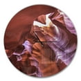 thumbnail image 1 of Designart « Lumière dans un Canyon d'Antilopes » Horloge Murale Moderne, 1 of 2