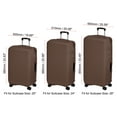 thumbnail image 2 of Unique Bargains Elastic Silk Travel Luggage Cover, Washable Protective Suitcase Protector Bag Brown for 28 Inch Wheeled Suitcase, 2 of 5
