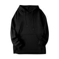thumbnail image 4 of Vedolay Zip Hoodies for Women 2023 Sweatshirt for Women 2023 Fall Long Sleeve Crewneck Pullover Tops,Black S, 4 of 4
