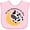 AD-Pink, variant on Inktastic Cow Jumped over the Moon Boys or Girls Baby Bib