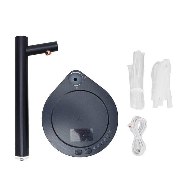 Dispensador de agua inteligente de 5 galones, 7 niveles, carga USB, universal, para escritorio, color azul oscuro