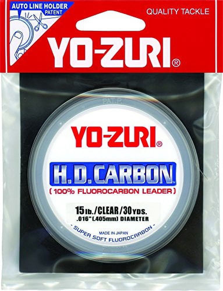 Yo-Zuri H.D. Carbon Fluorocarbon Leader 30lb 30yd Clear