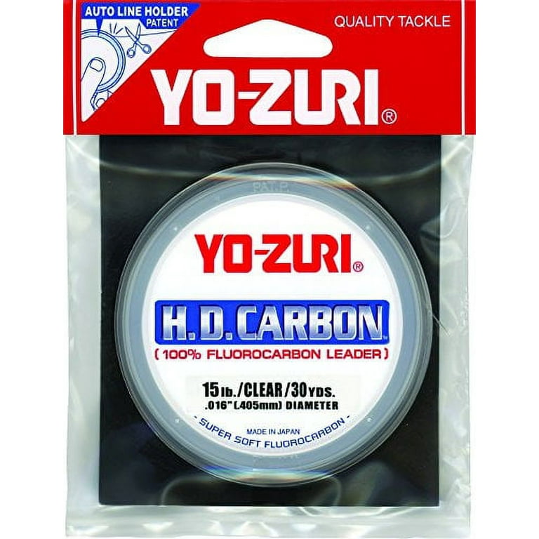 Yo-Zuri H.D. Carbon Fluorocarbon Leader, Clear