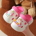 thumbnail image 4 of KPOPLK Toddler Clogs Boys Girls Slides Sandals Little Kids Summer Water Shoes Slippers for Beach Pool Garden Size 11.5,White, 4 of 5