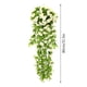 thumbnail image 3 of Flores artificiales de glicinia colgantes, orquídea violeta de seda, ajo, cesta de pared, decoración, enredadera floral artificial para el hogar, jardín, boda, fiesta, decoración interior y exterior,, 3 of 6