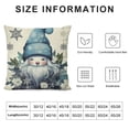 thumbnail image 5 of Nawypu  Hello Winter Warm Wishes Gnome Throw Pillow Cover Set of , Cardinal Let It Snow Blue Mitten Snowflakes Cushion Case, Bicycle Red Bird Snowman Farmhouse Home Decoration Pillowcase, 5 of 5