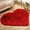 E, variant on TAKTUK Area Rug Heart Shaped Fluffy Rug Wool Imitation Sheepskin Rugs Faux Fu R Non Slip Bedroom Shaggy Carpet MatsGifts For Women