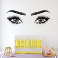 thumbnail image 3 of Vikakiooze Home Decor , Beauty Eye Pattern Removable Wall Sticker Bedroom Living Room DecorationPy-3, 3 of 7
