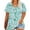 B37 Light Blue short sleeve shirts for women clearance under $5, variant on Women Tops under $5! Cagogo Womens Plus Size Shirts Floral Printed Short Sleeve Boho Tunics V Neck Loose Fit Summer Trendy Oversized Blouses Clothing