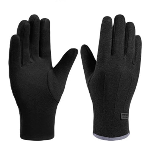 Women Cold Weather Gloves Full Finger Thick Fleece Warm Gloves for Walking Cycling Daily Use