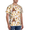 thumbnail image 5 of Rocae Cute Bee Honey Jar Hive Bear for Men's Moisture-Wicking Crew Tee - T-Shirt for Sports, Outdoor Activities, and Casual WearSmall, 5 of 9