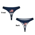 thumbnail image 3 of Balery Happy Veterans Day Tangas de Algodón para Mujer con Estampado – Ropa Interior Sexy, Transpirable, G-string-Small, 3 of 6