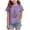 B2-Purple, variant on sdbrld Girls Christmas Shirt for Kids Crew Neck Short Sleeve Christmas‑themed Casual Holiday Tee Tops Pink Sizes 5-6 Years