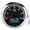 Black, variant on YAHHU Automotive Modified 3-In-1 6000RPM Tachometer Water Temperature Oil Pressure Hour Gauge IP67 Waterproof Universal Fit For Car Boat Truck Black Dial