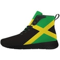 thumbnail image 3 of Aidianart Womens Jamaica Flag High Top Sneakers High Top Shoes Size 16, 3 of 5