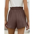 thumbnail image 3 of ANRABESS High Waisted Shorts for Women Summer Drawstring Paperbag Waist Shorts, Loose Wide Leg Lounge Beach Shorts with Pockets, 3 of 8