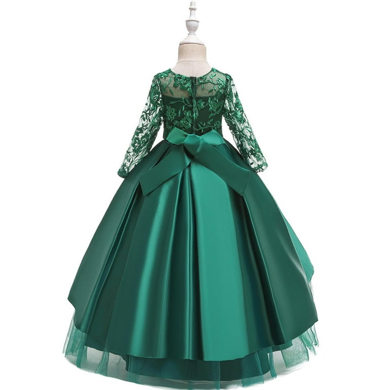 fall birthday dress A-line 3D Flower Lace Prom Dress Formal Dress with Spaghetti Strap – Rosymae main image 1