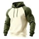 thumbnail image 2 of pstuiky camisas de manga larga para hombre, Sudadera con capucha y manga larga con bloques de color para hombre top de hombre s, 2 of 3