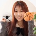 thumbnail image 2 of Jiibva Plush Sport Ball Keychain, Plush Basketball Football Keyring for Sport Lover Purse Bag Charms Pendant Keychain for Men Women, 2 of 7