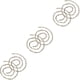 thumbnail image 4 of 6 uds cadena acrílica cadena acrílica correa de cadena desmontable suministros para fabricación de joyas FRCOLOR HaoMX16392003, 4 of 6