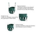 thumbnail image 4 of Full Bucket Toddler Swing , Plastic Coated Chains Bucket Swing High Back Adjustable Chains Strong Load Bearing Capacity  for Outdoor, 4 of 8