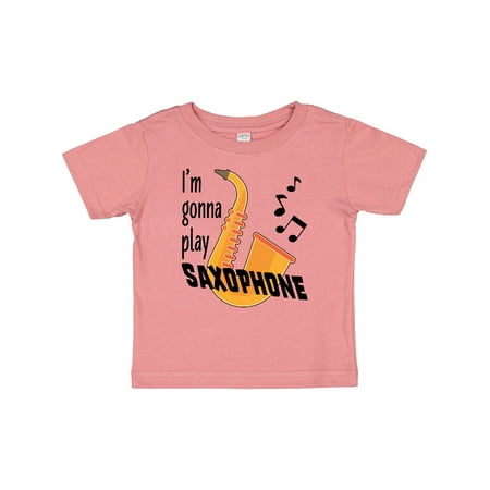 

Inktastic I m Gonna Play Saxophone- Music Gift Baby Boy or Baby Girl T-Shirt