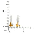 thumbnail image 4 of Disney Minnie Mouse Crystal Birthstone Silver Plated Hoop Earrings, 4 of 5