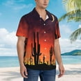 thumbnail image 4 of I Love Pickles Mens Hawaiian Shirt Short Sleeve Casual Button Up Tropical Summer Beach Shirt, 4 of 9