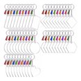 thumbnail image 1 of Injueey Llavero portátil de 200 piezas, bolso de hombro, cartera, llavero DIY, soporte para llaves de puerta de oficina en casa, accesorios artesanales Artesanía Injueey HA073979-01, 1 of 6