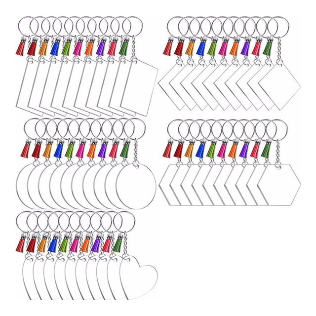 Injueey Llavero portátil de 200 piezas, bolso de hombro, cartera, llavero DIY, soporte para llaves de puerta de oficina en casa, accesorios artesanales Artesanía Injueey HA073979-01