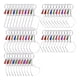 thumbnail image 1 of Bewildely 200 piezas llavero portátil bolso de hombro llavero DIY hogar Oficina Hotel puerta llaves titular 5 tipos accesorios artesanales Artesanía Bewildely HA073979-01, 1 of 6