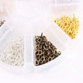 thumbnail image 4 of 2x 800 Piezas Tornillo Ojo Pin Ganchos Ojales Roscados DIY Artesanía Suministros , 4x10mm, 4 of 8