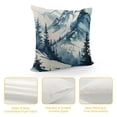 thumbnail image 4 of Throw Pillow Covers Towering Overlapping Square Pillowcases for Home Decor Sofa Car Bedroom Trees Landscape Watercolor Painting Pillow Cases, 4 of 5