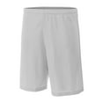 thumbnail image 2 of A4 Lined Micromesh Short For Teen Male in Silver | NB5184, 2 of 2