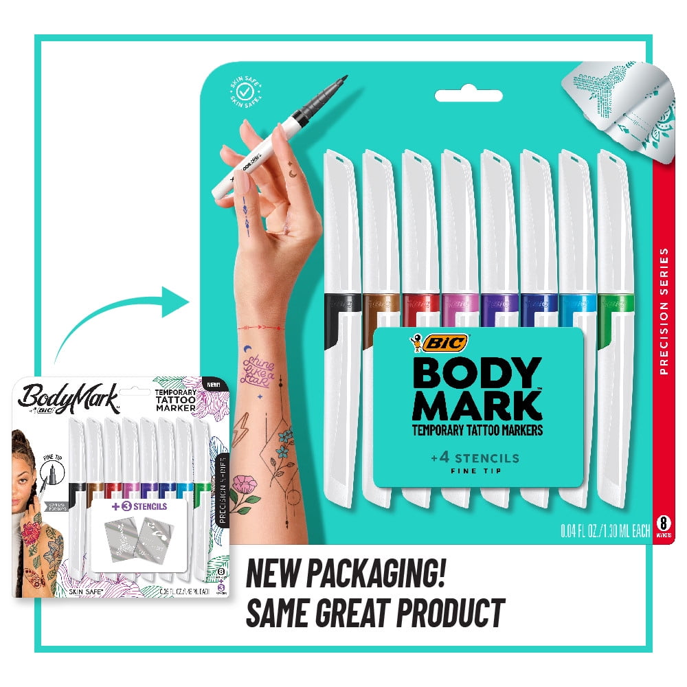 BIC BodyMark Sunny Vibes Temporary Tattoo Marker Kit, 1 ct - Pick
