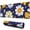 Pioneer Flower Floral-1, variant on Long Mouse Pads for Desk,Pioneer Flower Floral Print Pattern Desk Mats on Top Of Desks, Desk Mouse Pad Extra Large with 3mm Non-Slip Base and Stitched Edge for Gaming,Office,Work,Home 31.5"x11.8"